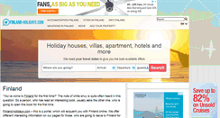 Desktop Screenshot of finland-holidays.com